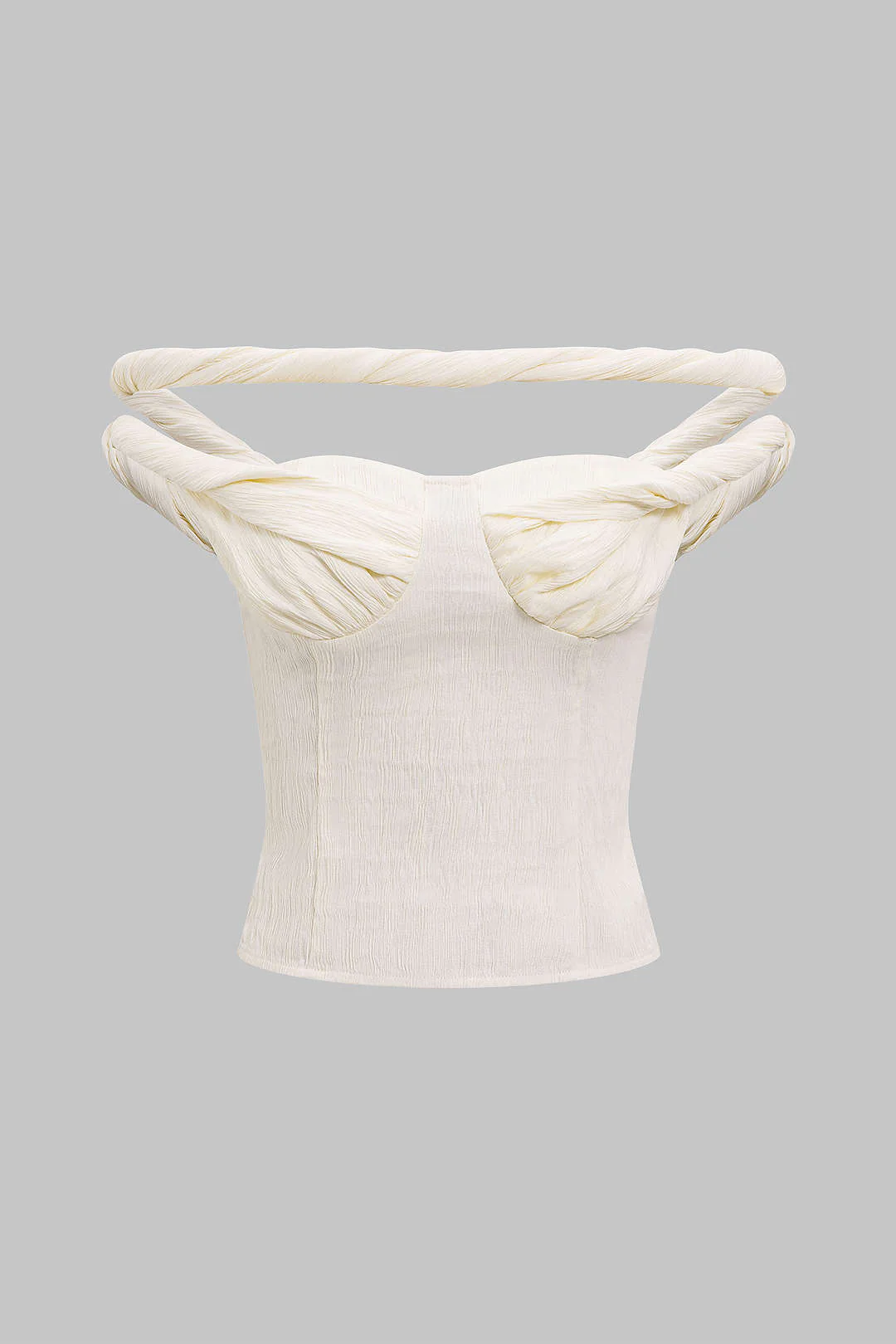 Twist Knot Zipper Tank Top - Flockneti