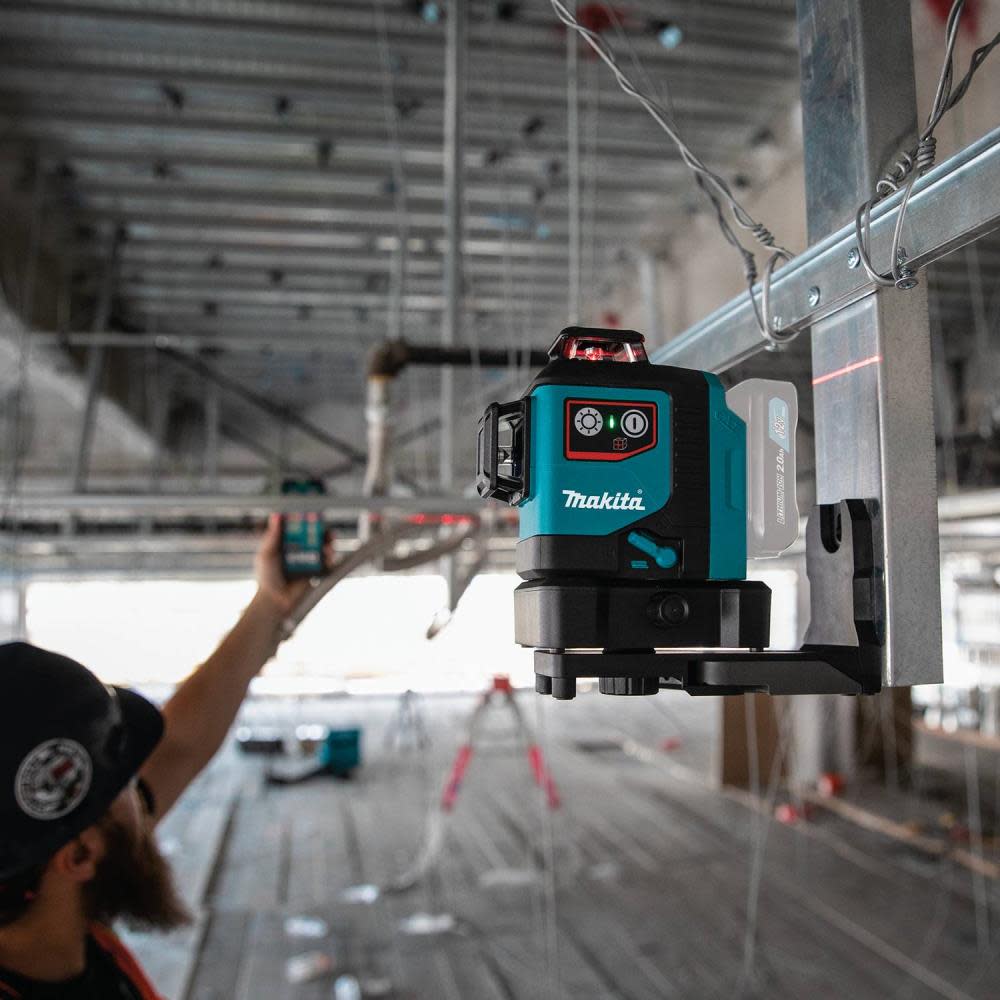 Makita 12V max CXT Self Leveling 360 3 Plane Red Laser Bare Tool - Flockneti