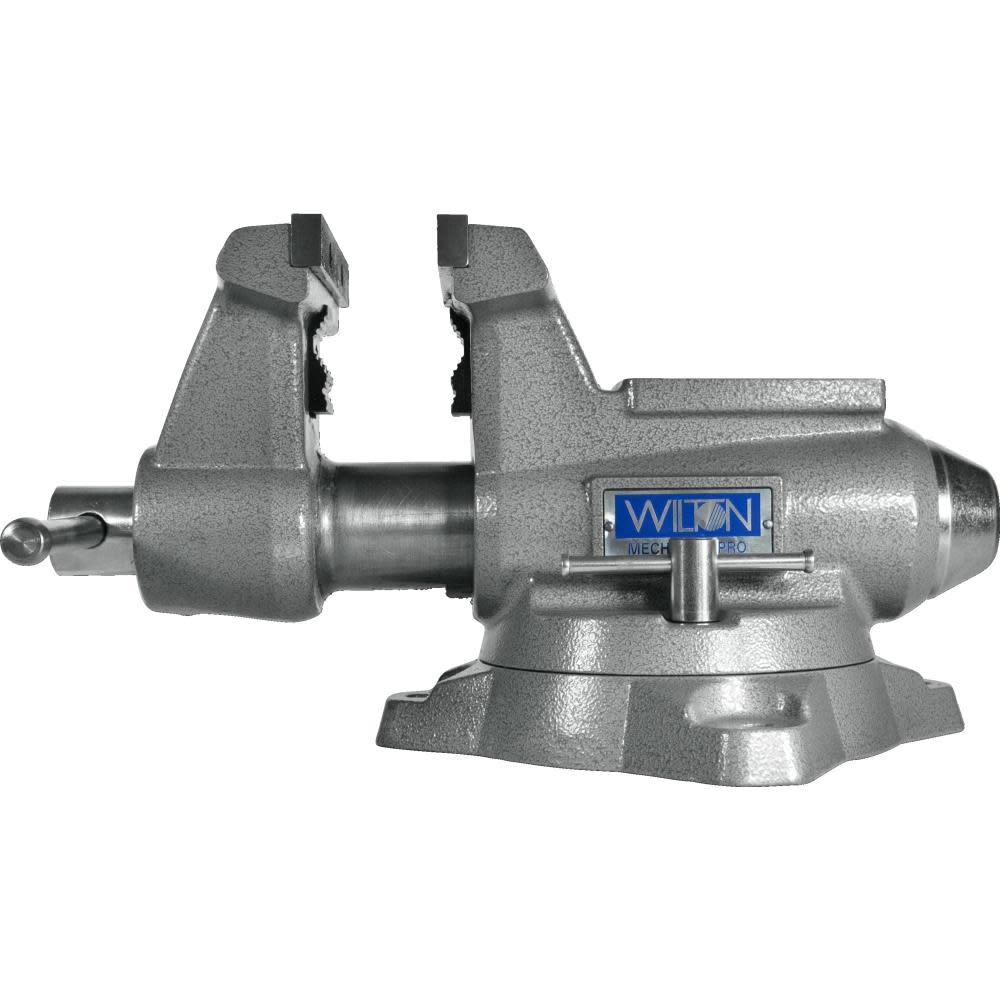 Wilton Mechanics Pro Vise 5-1/2 Jaw Width 5″ Jaw Opening 360 Swivel Base - Flockneti