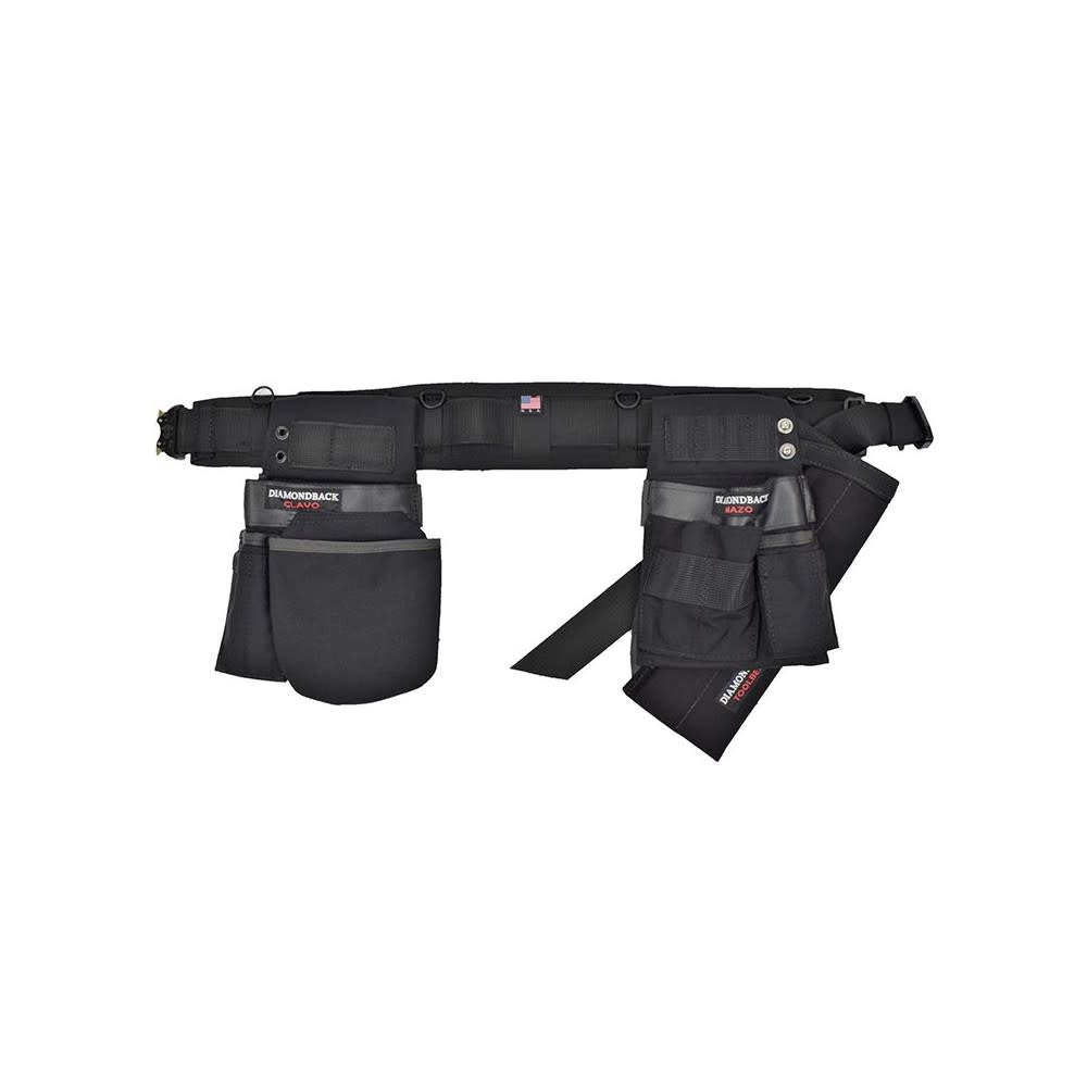 Diamondback Toolbelts Black Right Handed Medium Maestro Tool Belt System - Flockneti