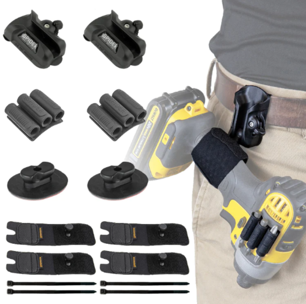 Spider Tool Holster Quad Tool Holster Kit 10pc Kit - Flockneti