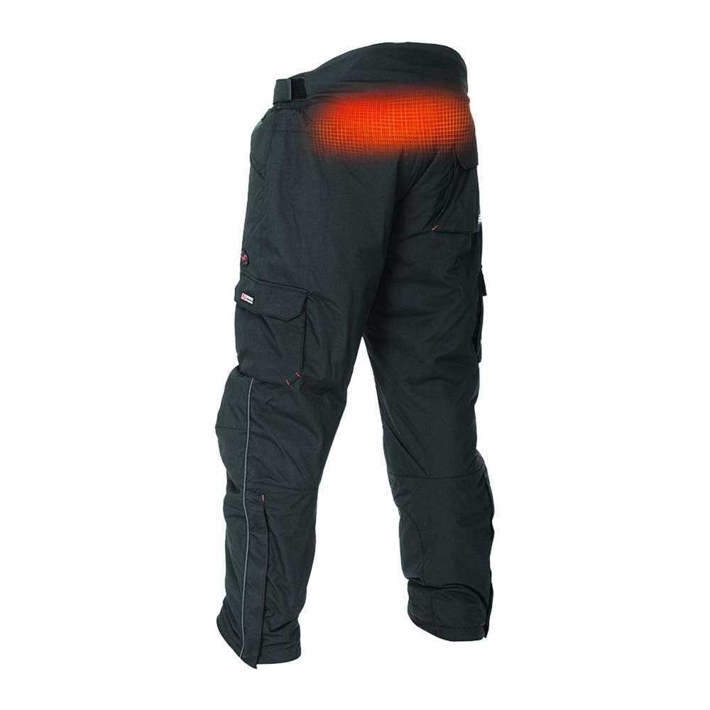 Mobile Warming 12V Unisex Dual Power Heated Pant Black Large - Flockneti