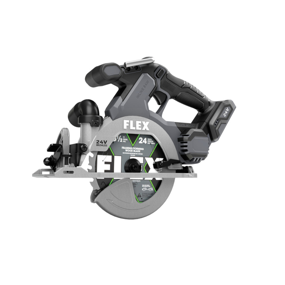 FLEX 24V Circular Saw In Line 6 1/2″ Bare Tool - Flockneti