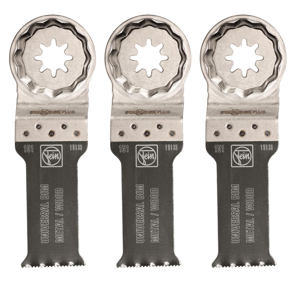 Fein StarlockPlus E-Cut 151 Universal Saw Blade with Bi Metal Toothing for Various Applications - Flockneti