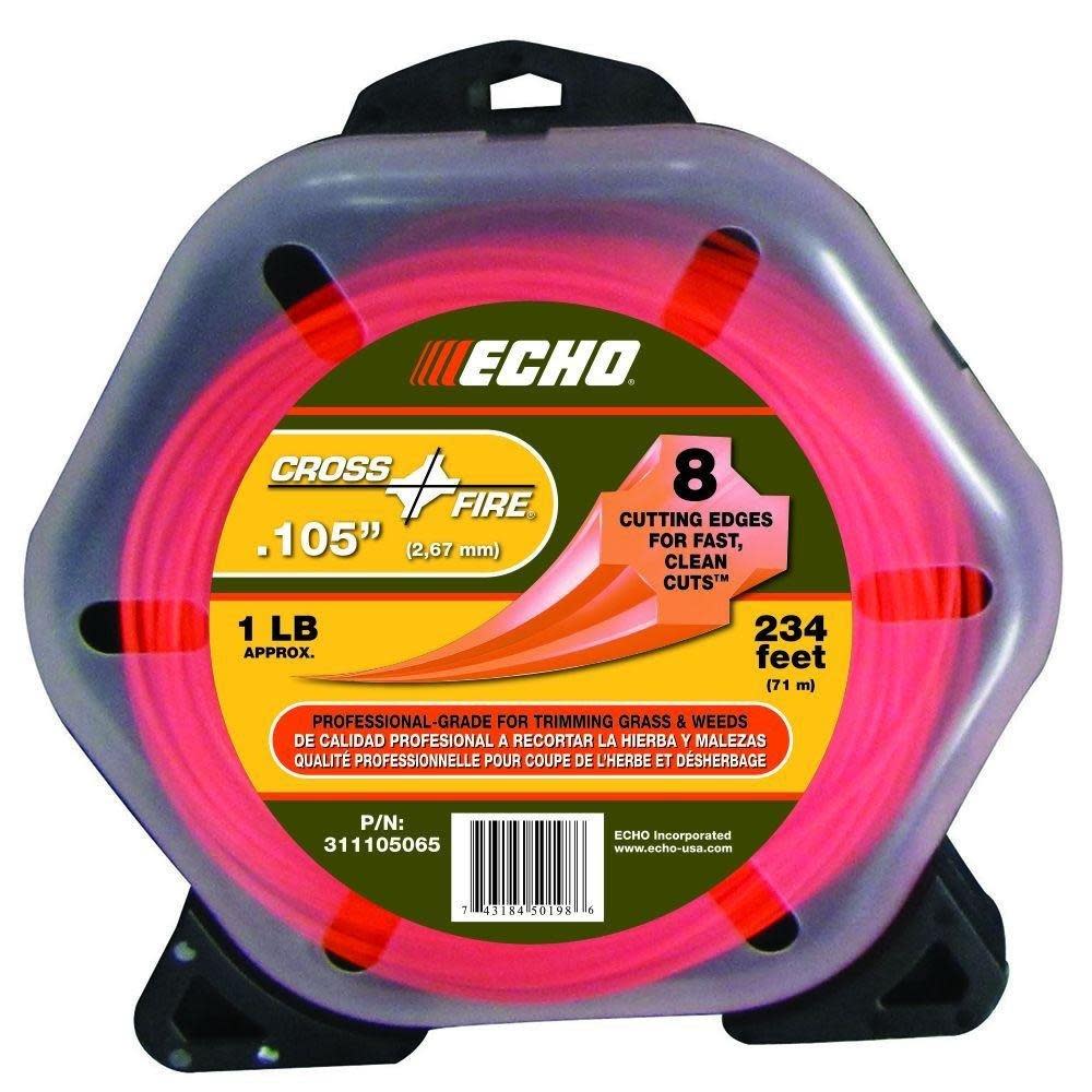 Echo .105In 1LB Spool Crossfire - Flockneti