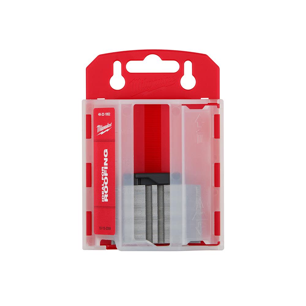 Milwaukee 50-Piece Hook Utility Knife Blades with Dispenser - Flockneti
