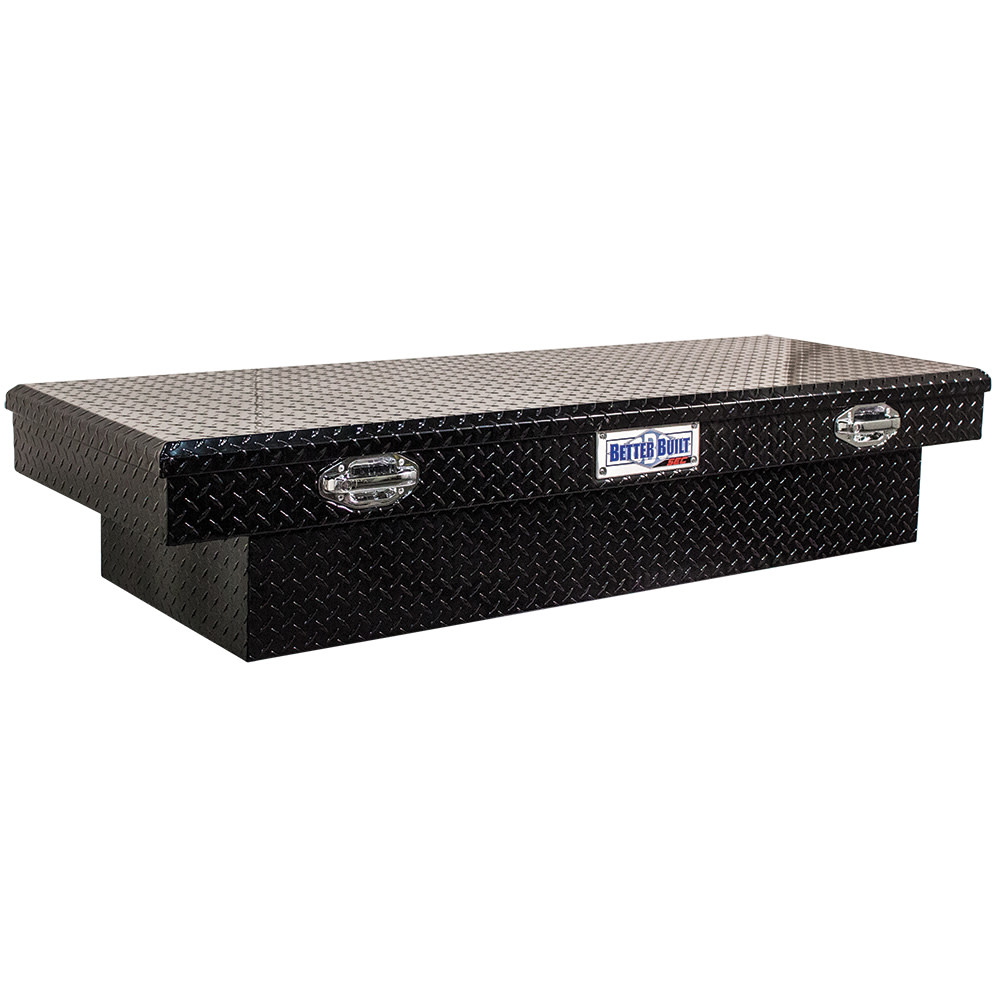 Better Built 69″ SEC Saddle Truck Tool Box WIDE GLOSS BLACK - Flockneti