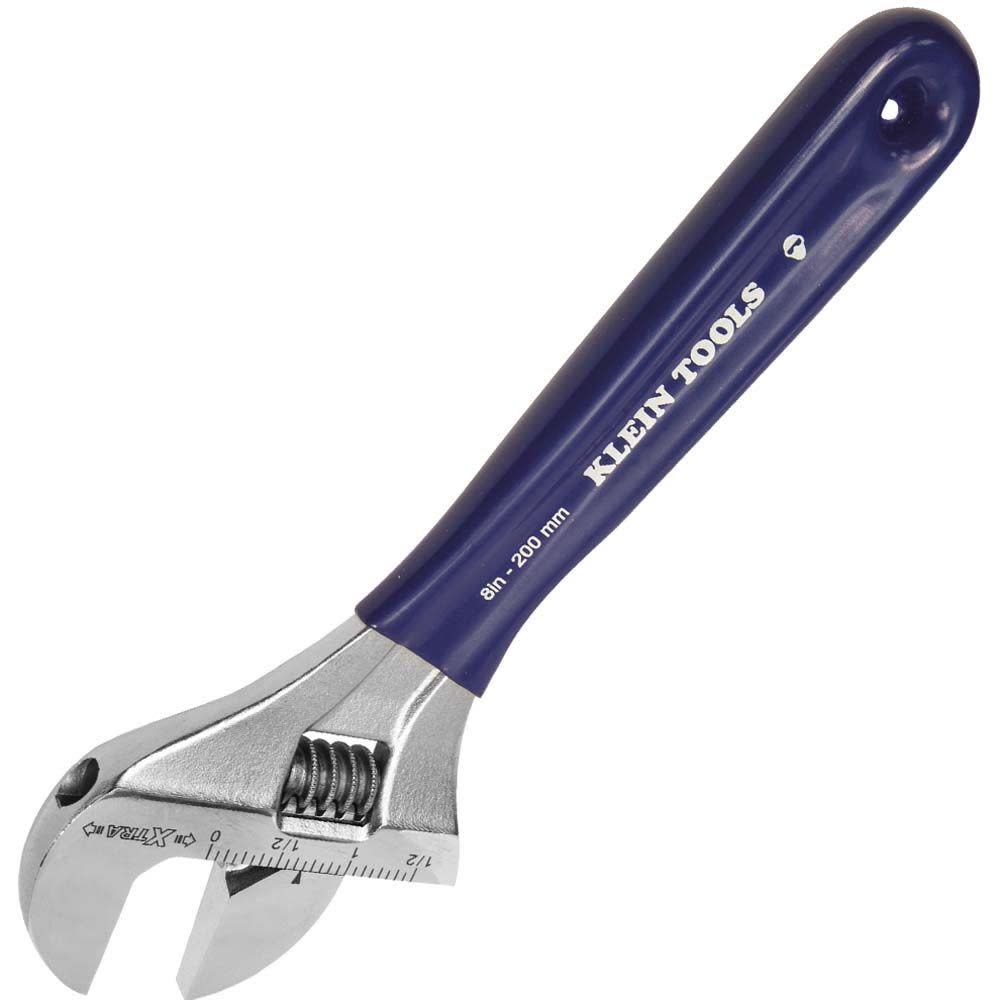 Klein Tools 8In Wide Jaw Adjustable Wrench - Flockneti