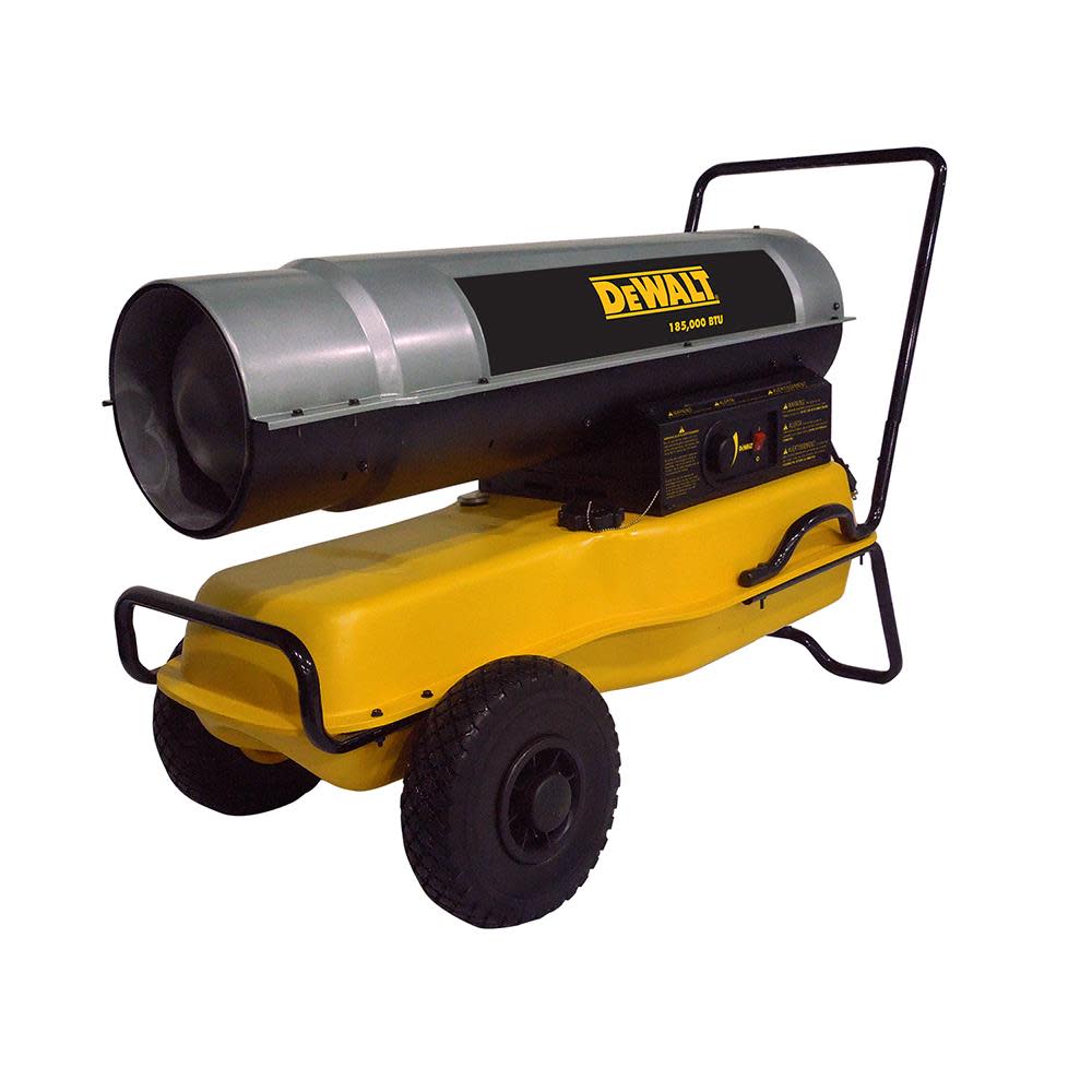 DEWALT 185000 BTU Forced Air Kerosene Job Site Heater - Flockneti