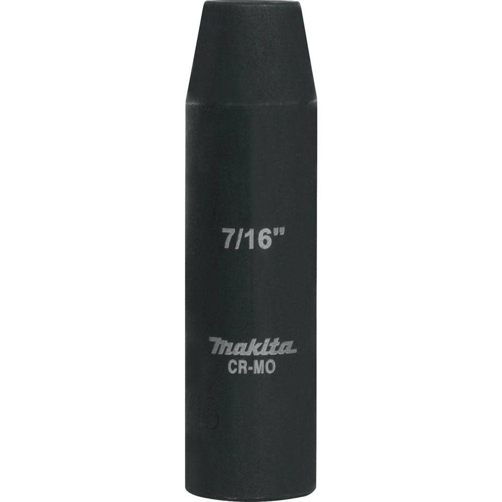 Makita 7/16 in. Deep Well Impact Socket 1/2 in. Drive - Flockneti