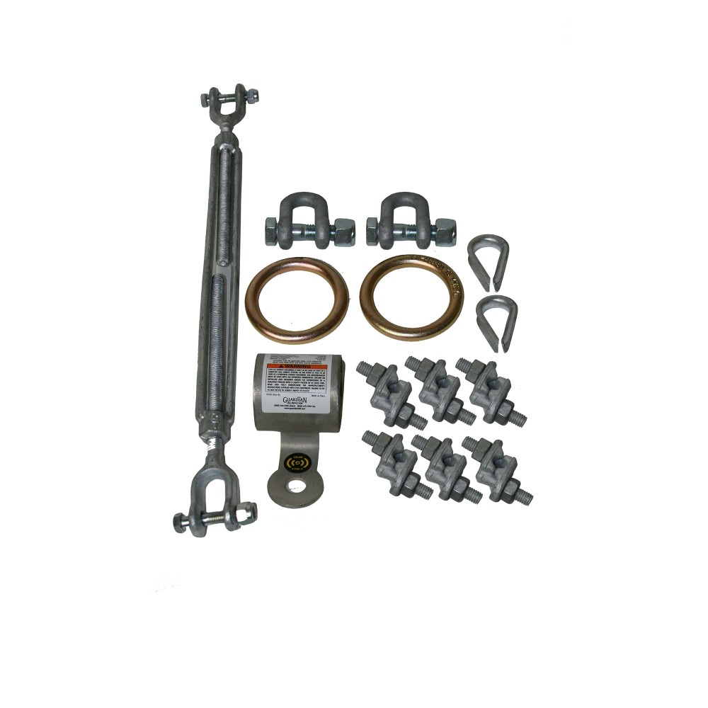 Guardian Fall Protection HLL Attachment System For Applications Under 60′ - Flockneti