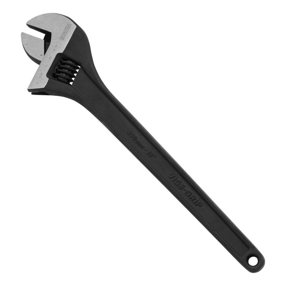 Irwin VISE-GRIP 18-in Black Oxide Adjustable Wrench - Flockneti