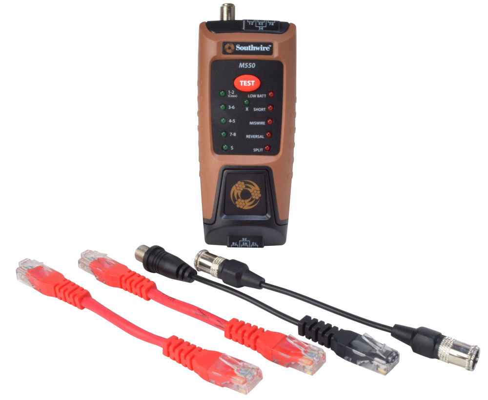 Southwire M550 Continuity Tester for Data & Coax Cables - Flockneti