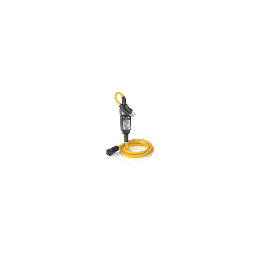 Leviton 15A 120V 6′ 2 Pole GFCI Device 14-3 SJTW Cord Set - Flockneti
