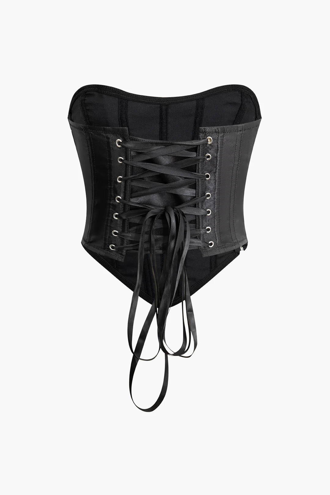 Asymmetrical Tie Up Tube Top - Flockneti