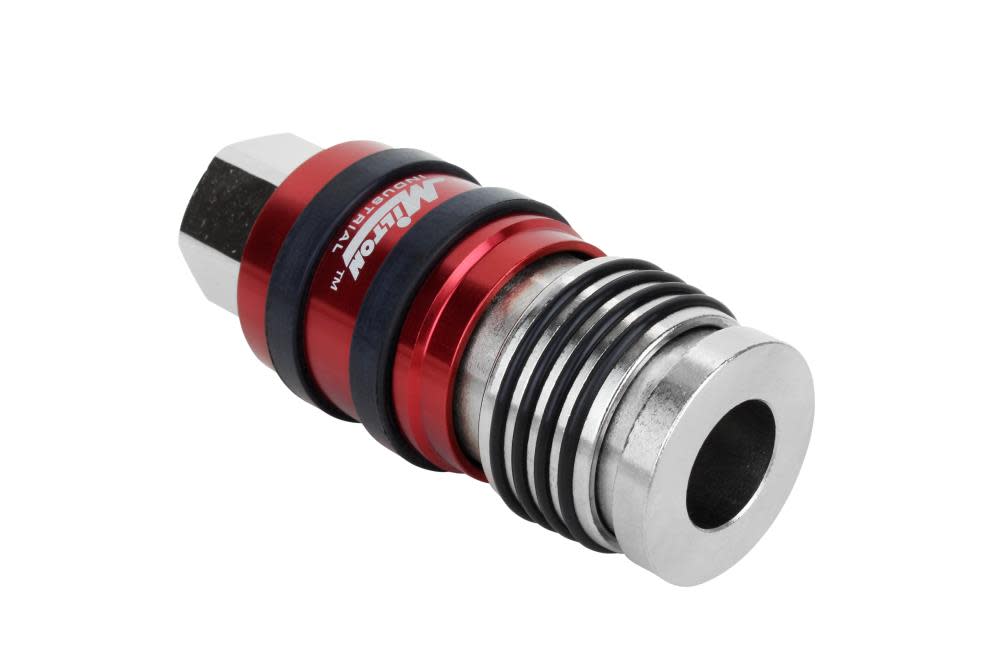 Milton 2 In ONE Universal Safety Exhaust Coupler  1/2″ FNPT x 1/2″ Body Flow - Flockneti