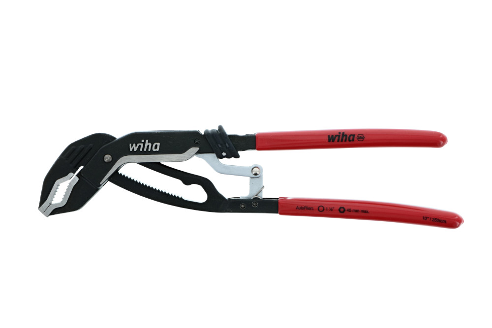 Wiha Classic Auto Grip V Jaw Tongue & Groove Pliers 10″ - Flockneti