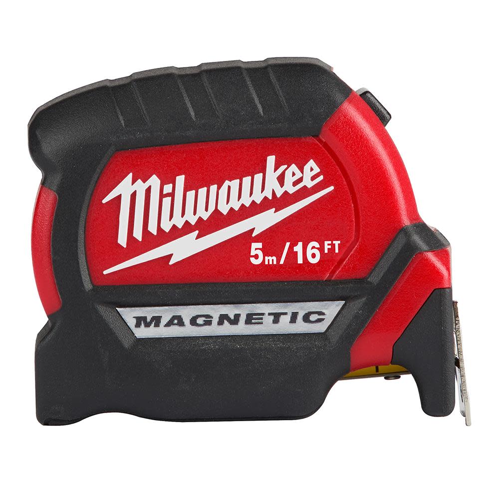 Milwaukee 5M/16Ft Compact Magnetic Tape Measure - Flockneti