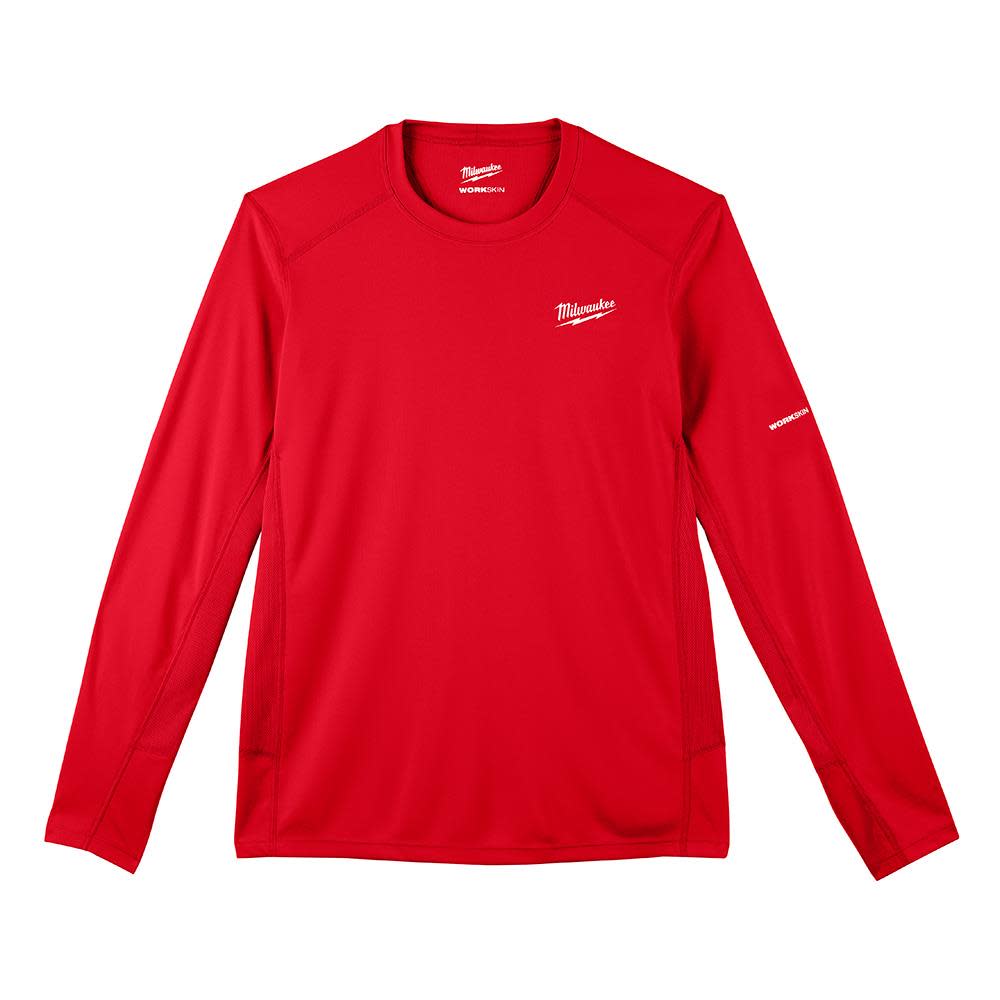 Milwaukee Workskin Lightweight Performance Shirt Long Sleeve Shirt Red XL - Flockneti