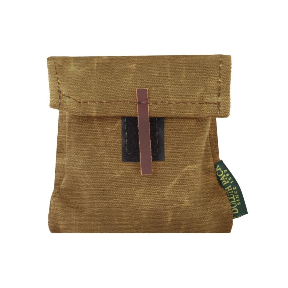 Duluth Pack Wax Khaki Canvas Mini Game Pack - Flockneti