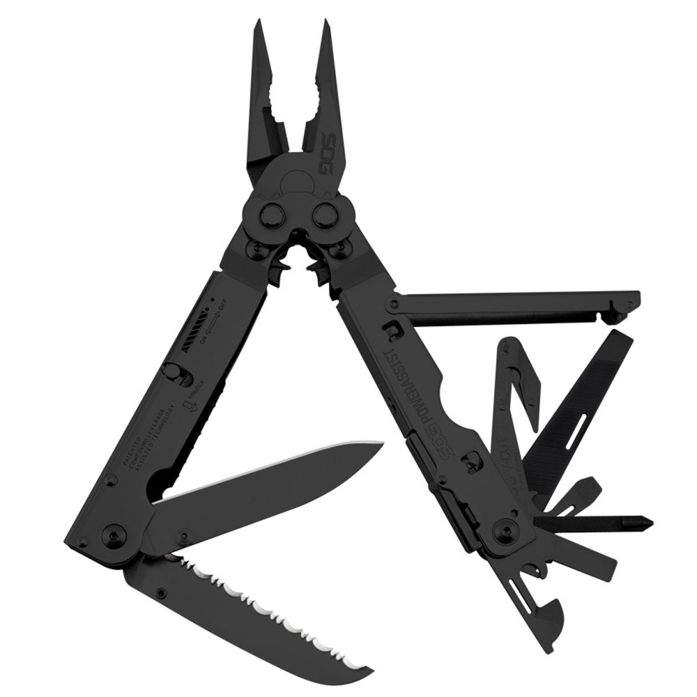 SOG PowerAssist Multi Tool Black Oxide - Flockneti