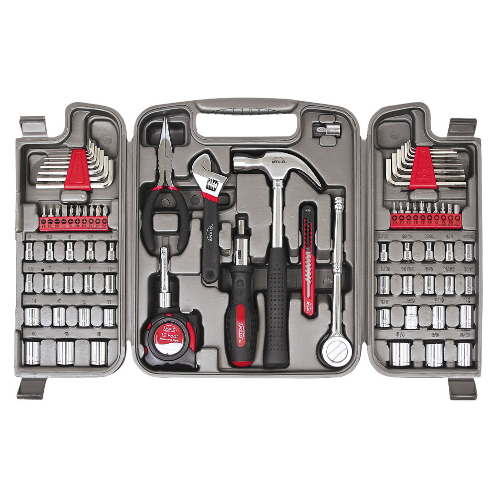 Apollo Precision Tools 79 Piece Multi-Purpose Tool Kit - Flockneti