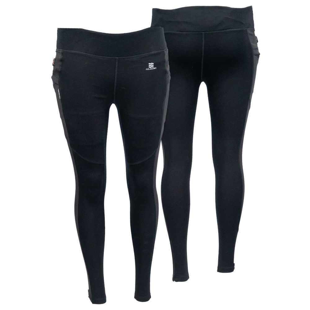 Mobile Warming Merino Heated Baselayer Pant Womens 7.4V Black Medium - Flockneti