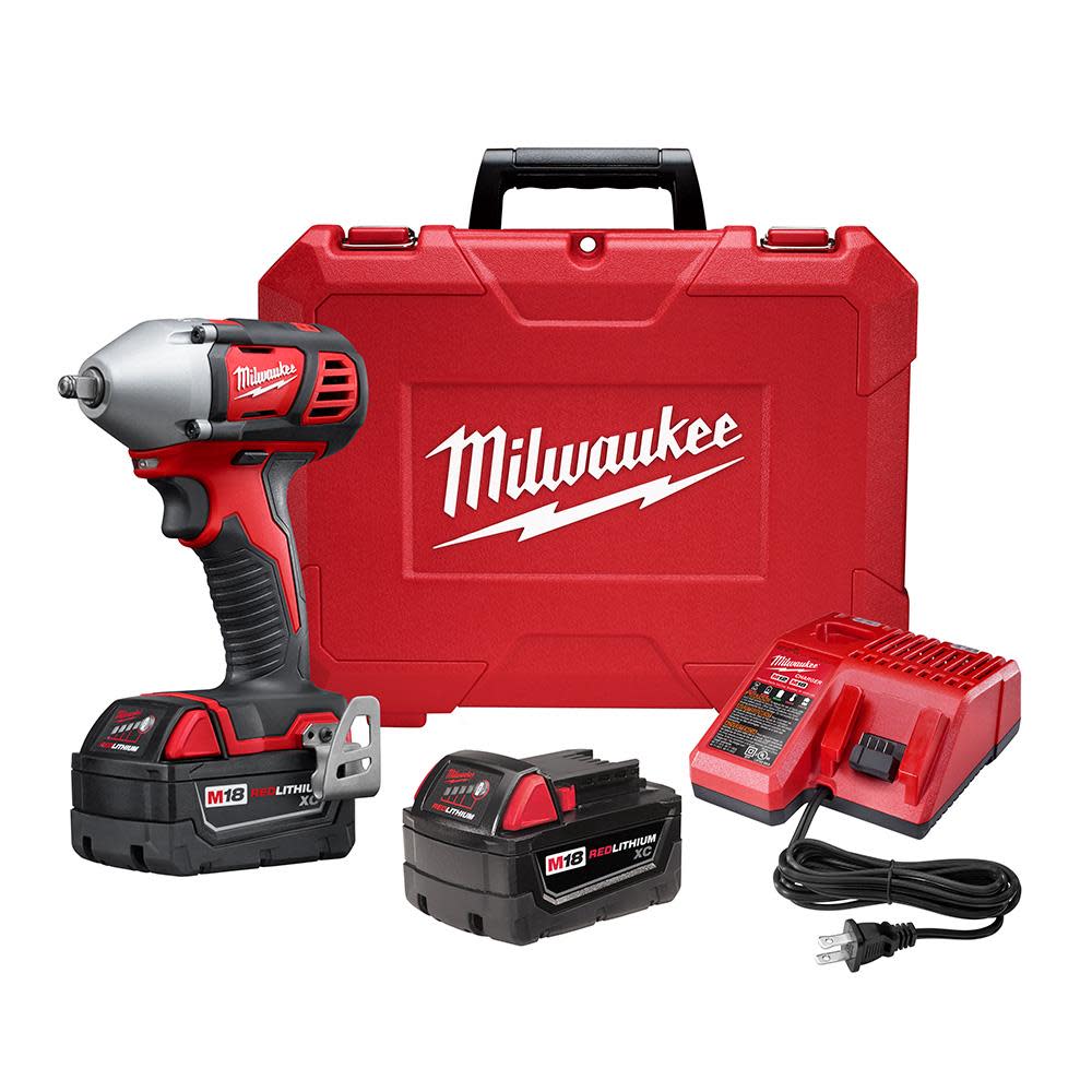 Milwaukee M18 3/8 In. Impact Wrench XC Kit - Flockneti