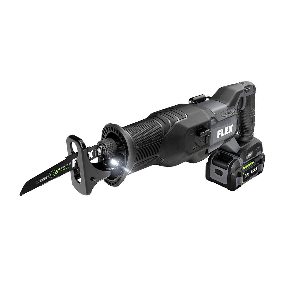 FLEX 24V Reciprocating Saw Kit - Flockneti