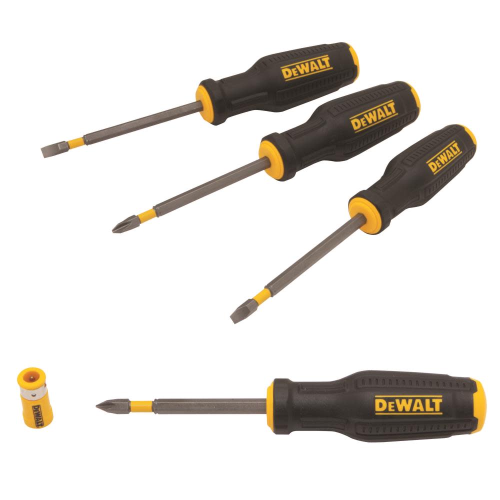 DEWALT Max Fit 4 piece Screwdriver Set - Flockneti