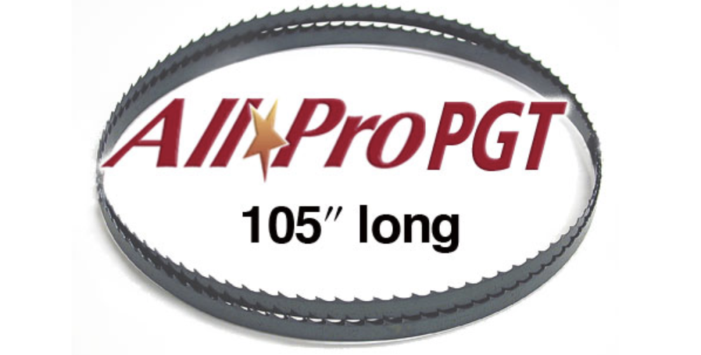 Olson Saw Company 105″x3/8″x0 in25″ 4TPI HOOK AllPro PGT Band Saw Blade - Flockneti