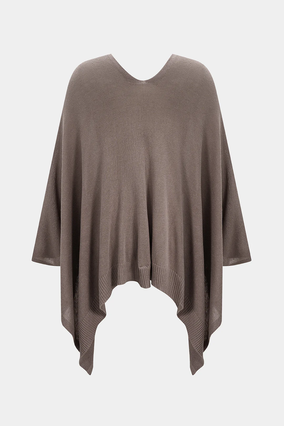 Knit V-Neck Ribbed Outerwear - Flockneti