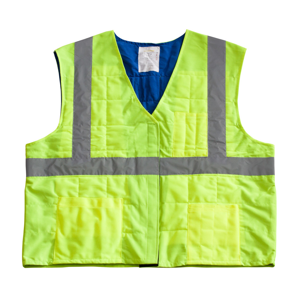 Protective Industrial Products Cooling Vest EZ Cool Hi Vis Yellow Evaporative S/M - Flockneti