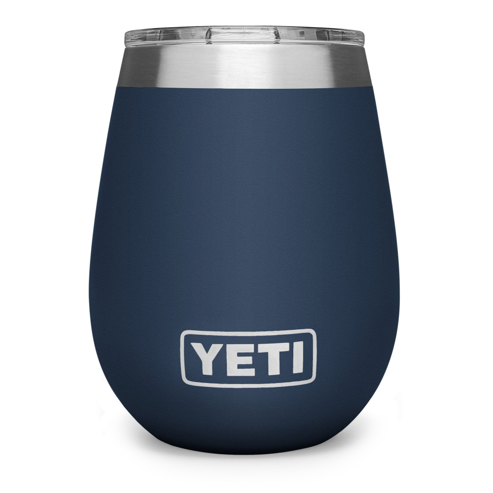 Yeti Rambler Wine Tumbler with MagSlider Lid 10oz Navy - Flockneti