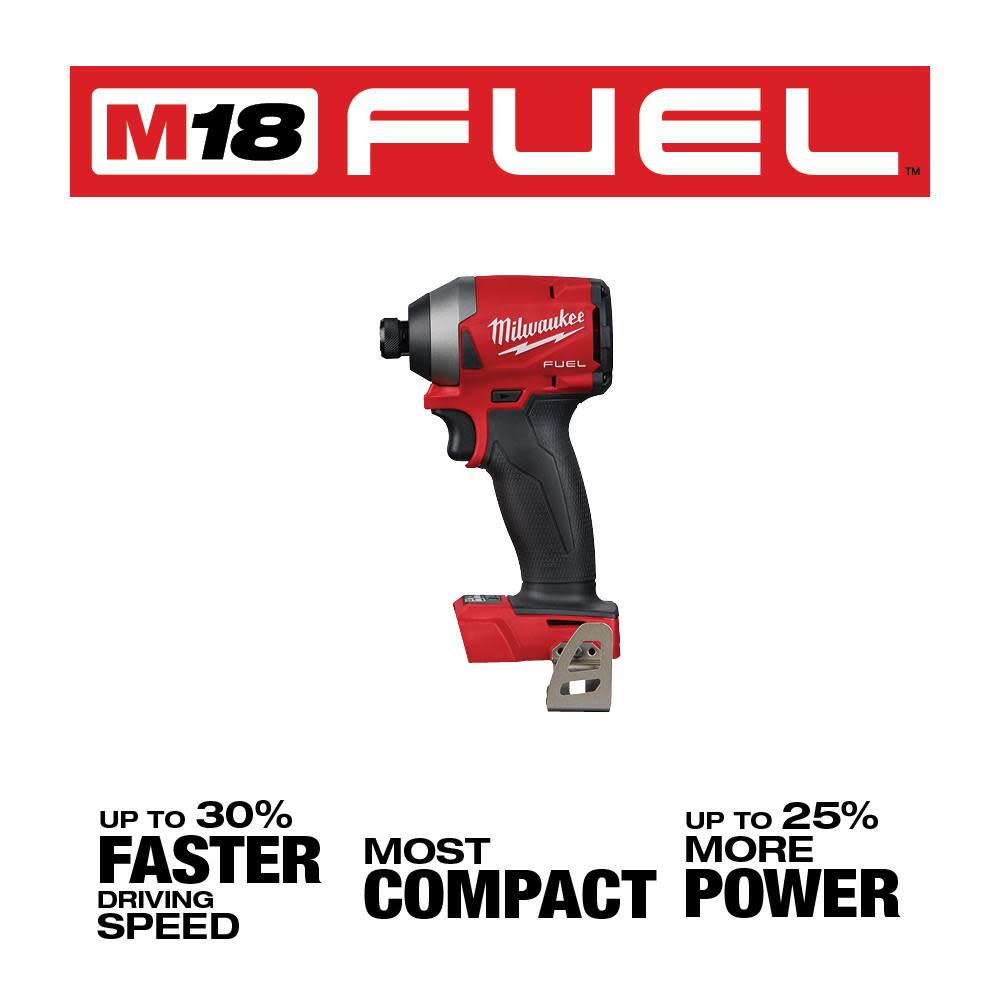Milwaukee M18 FUEL 1/4 in. Hex Impact Driver - Flockneti