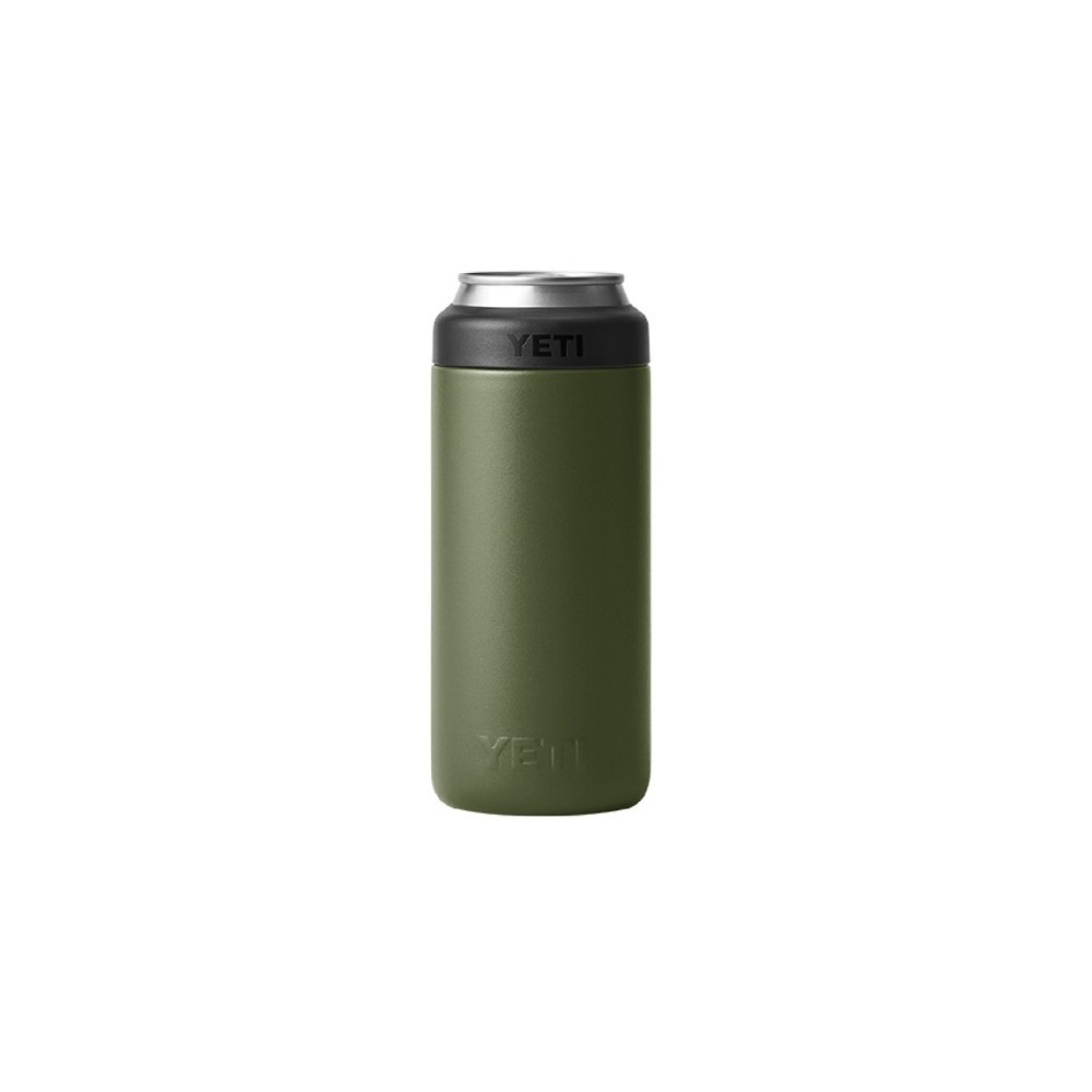 Yeti Rambler 12oz Colster Slim Can Insulator Highlands Olive - Flockneti