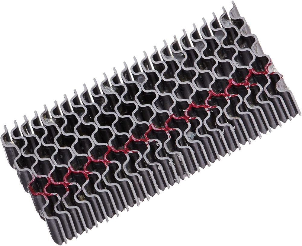 BeA Fasteners USA 1 In. Crown Width x 3/8 In. Leg Length Steel Corrugated Staple - Flockneti