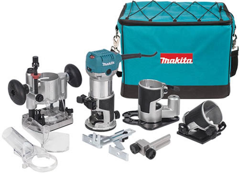 Makita 1-1/4 HP Compact Router Kit - Flockneti
