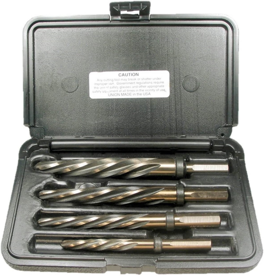 Viking Drill Type 50-UB Standard Flute Magnum Super Premium Car Reamer – 4 Piece Set - Flockneti