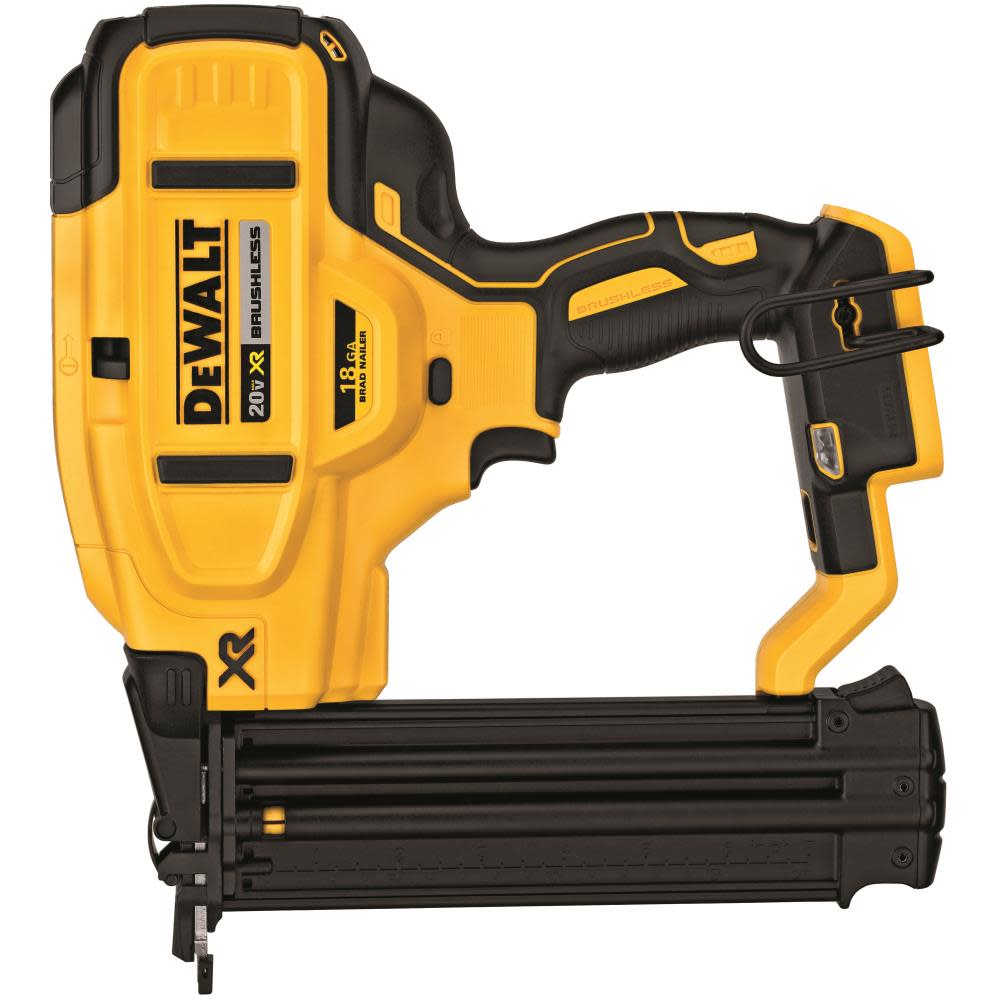 DEWALT 20 V MAX* XR 18 Gauge Brad Nailer – Tool Only - Flockneti