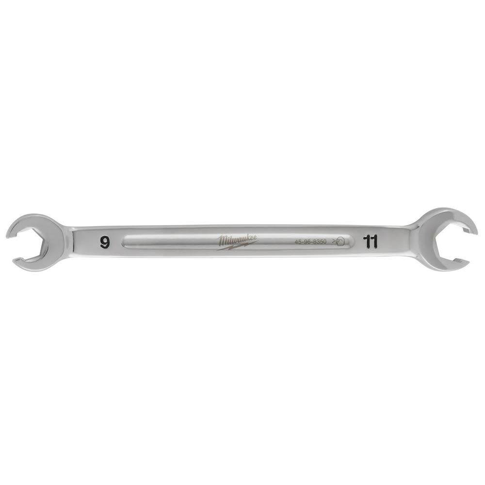 Milwaukee 9mm X 11mm Double End Flare Nut Wrench - Flockneti