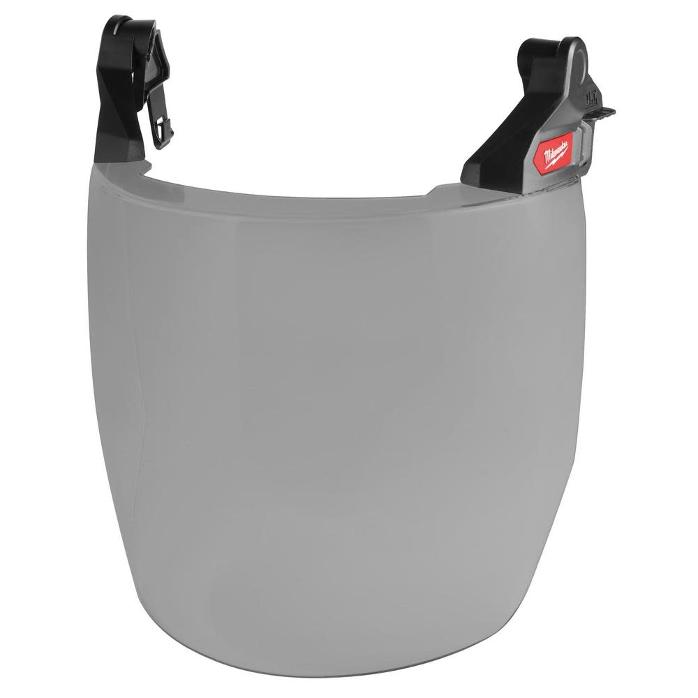 Milwaukee BOLT Full Face Shield Gray Dual Coat Lens Compatible with Safety Helmet No Brim - Flockneti