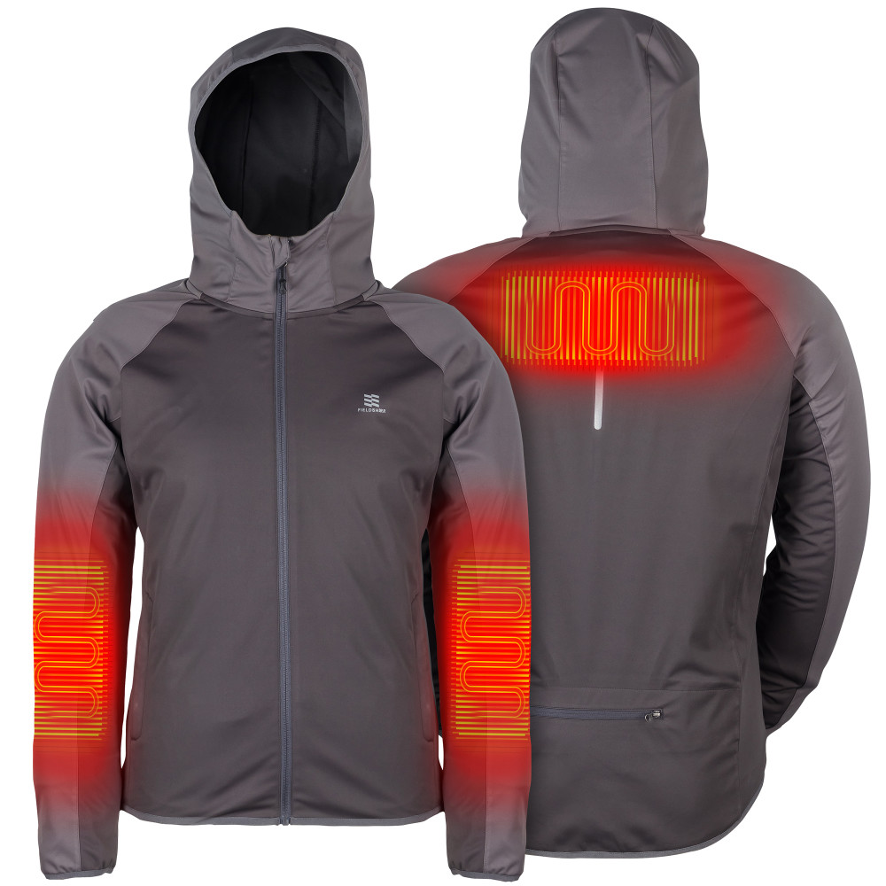 Mobile Warming Traveller Heated Jacket Men’s 7.4 Volt Dark Gray XL - Flockneti