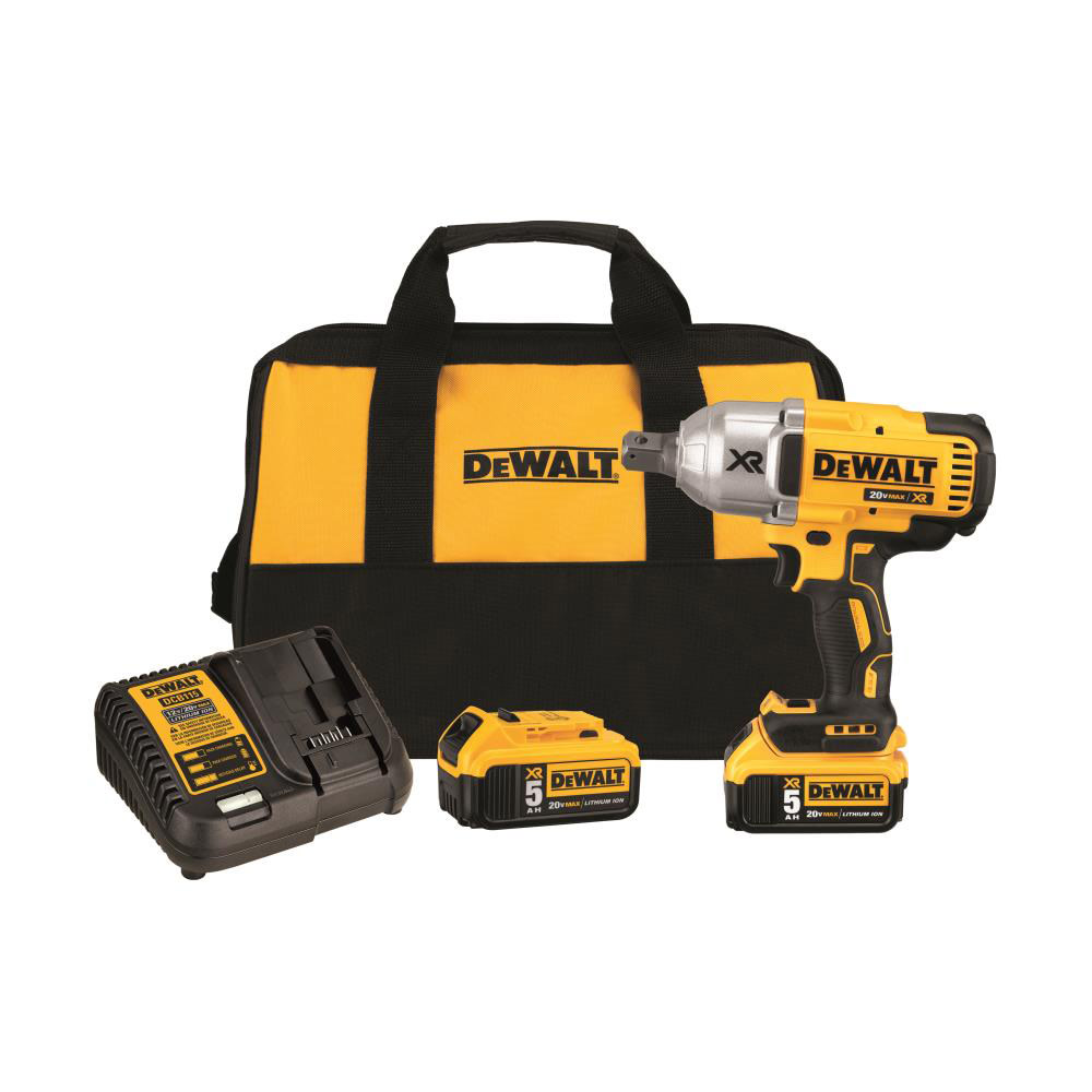 DEWALT 20V MAX Brushless 3/4in Drive Cordless Impact Wrench Kit - Flockneti
