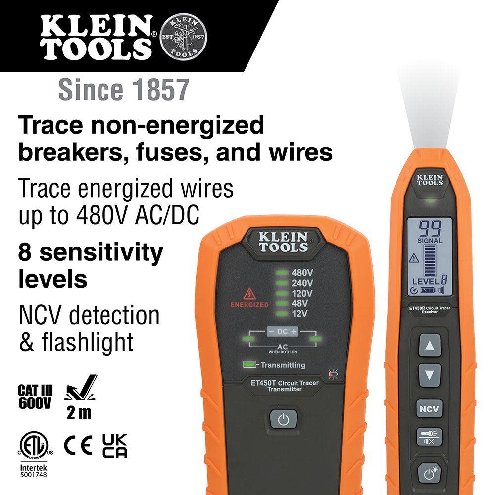 Klein Tools Advanced Circuit Tracer Kit - Flockneti