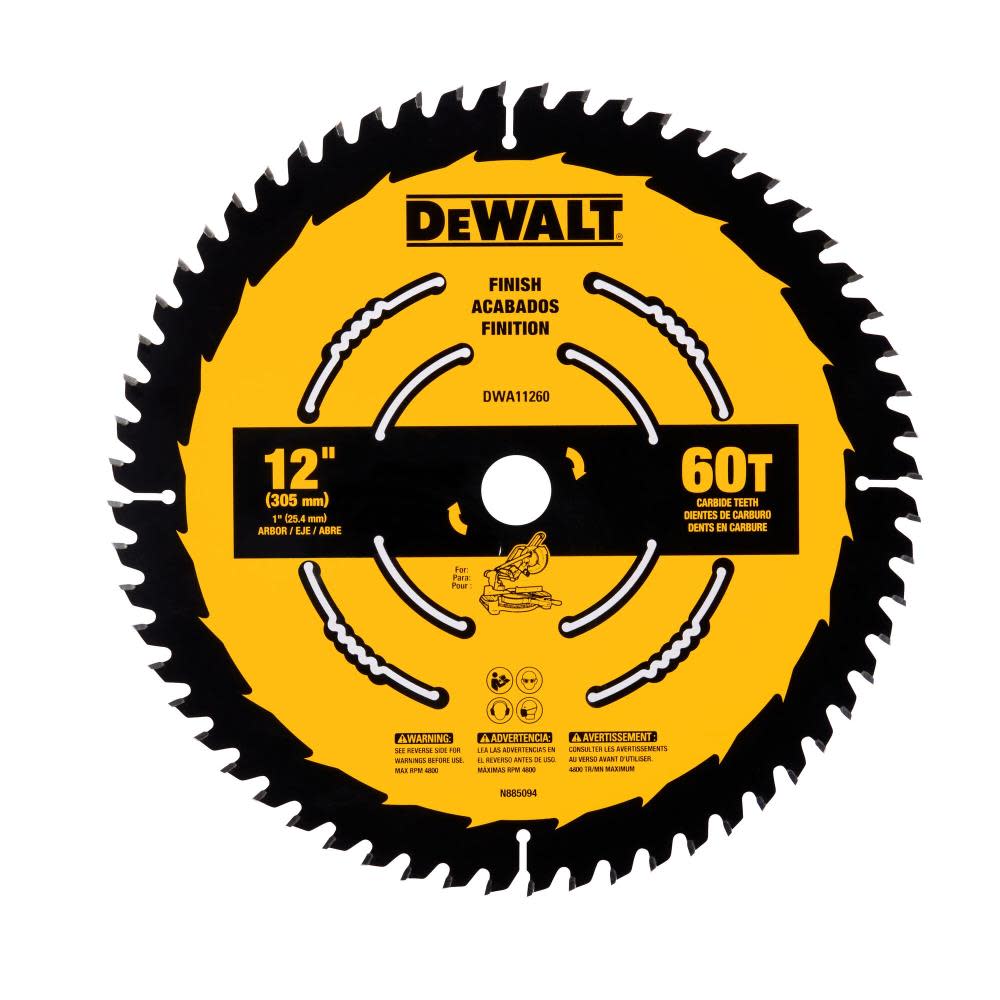 DEWALT Circular Saw Blade 12″ 60T - Flockneti