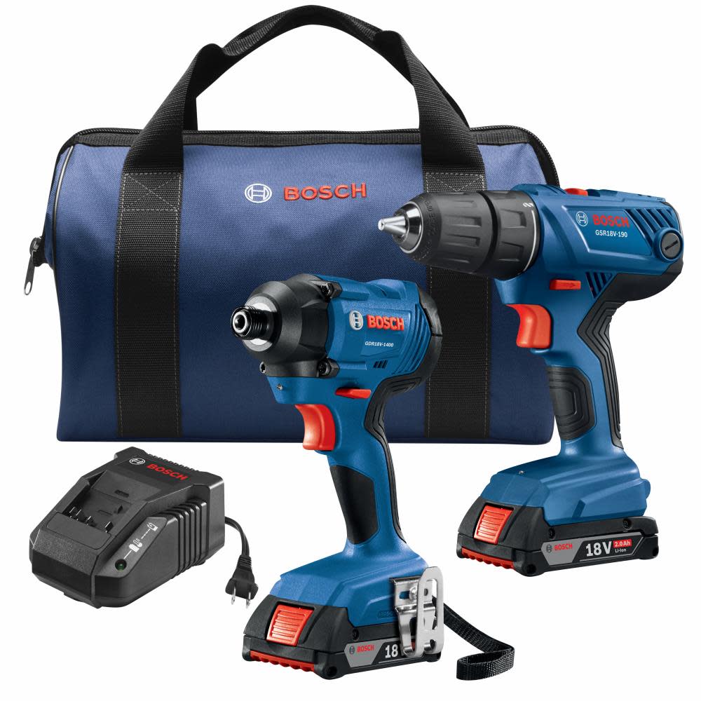 Bosch 18V 2 Tool Combo Kit - Flockneti