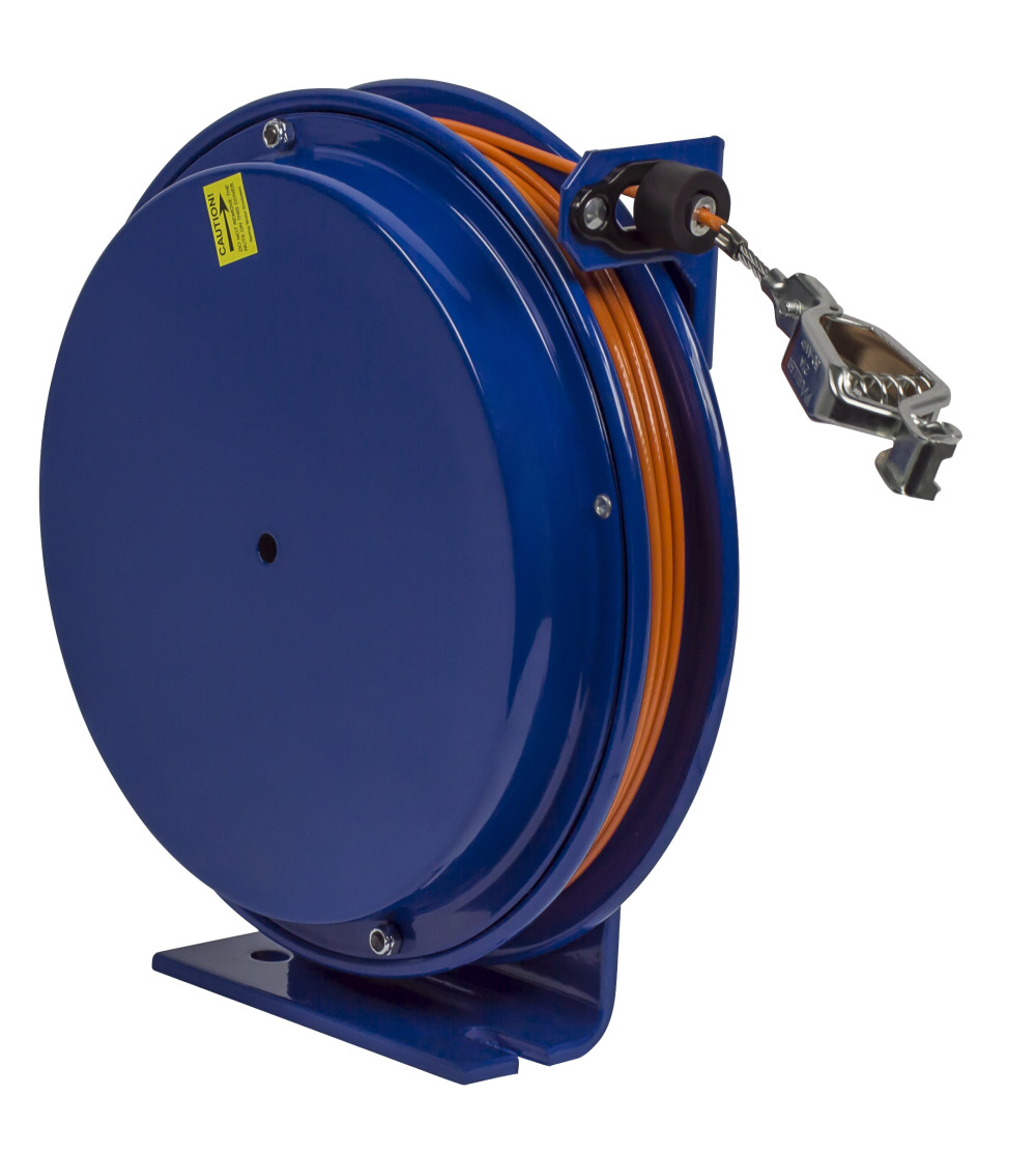 Coxreels Spring Rewind Static Discharge Cable Reel 75′ Cable - Flockneti