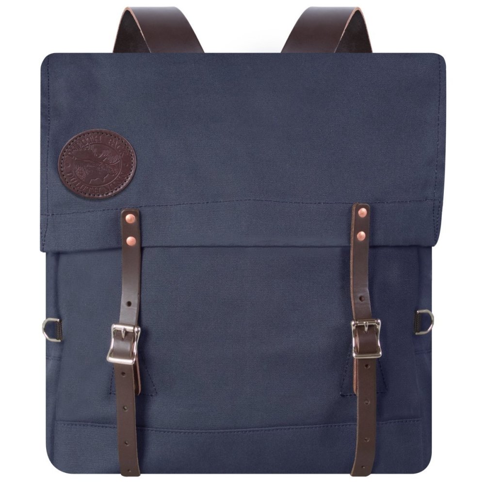 Duluth Pack 64 Liter Capacity Navy Canvas Box Style Standard Food Pack - Flockneti
