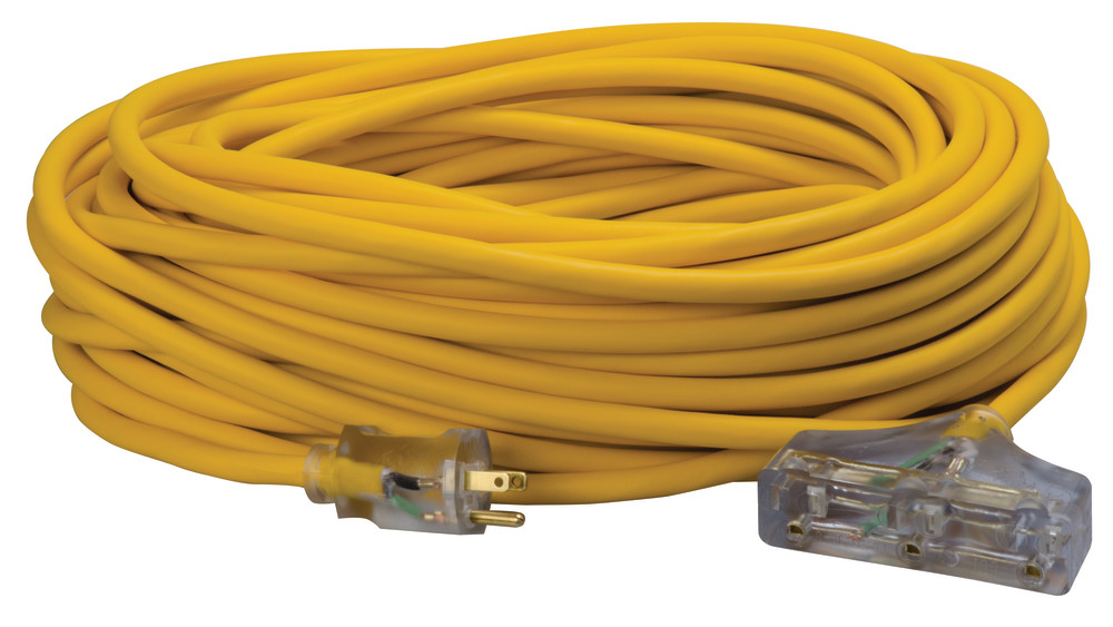 Southwire Cold Weather 3 Outlet Extension Cord 100′ 12/3 - Flockneti